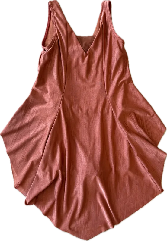 Spandex Brown Dance Costume Dress With Short 