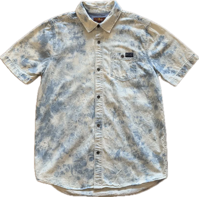 7 for all Mankind Tie-dye button up
