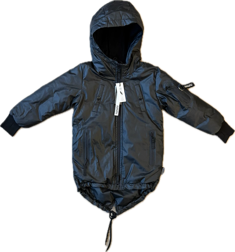 Nununu Black Waxed Waterproof Parka