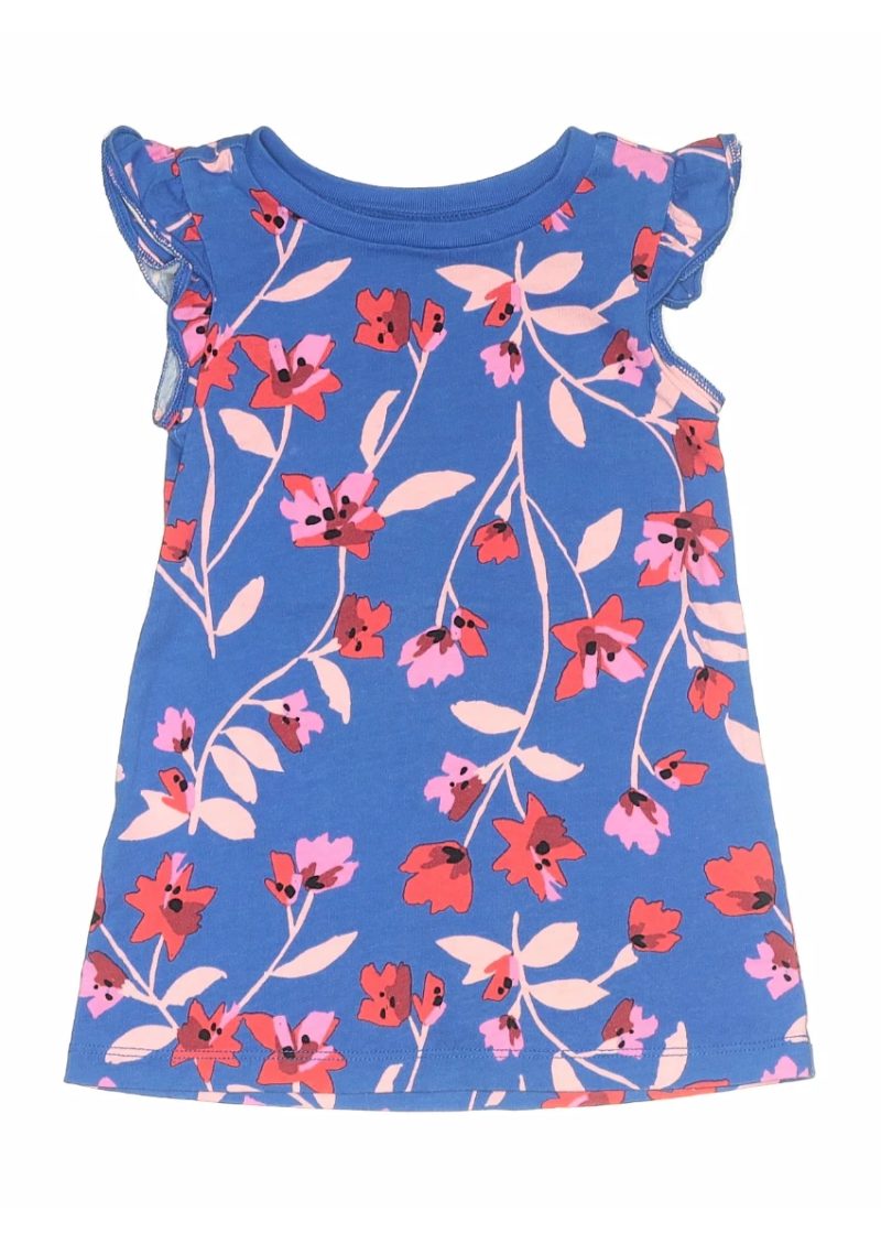Tea Collection Blue Floral Dress